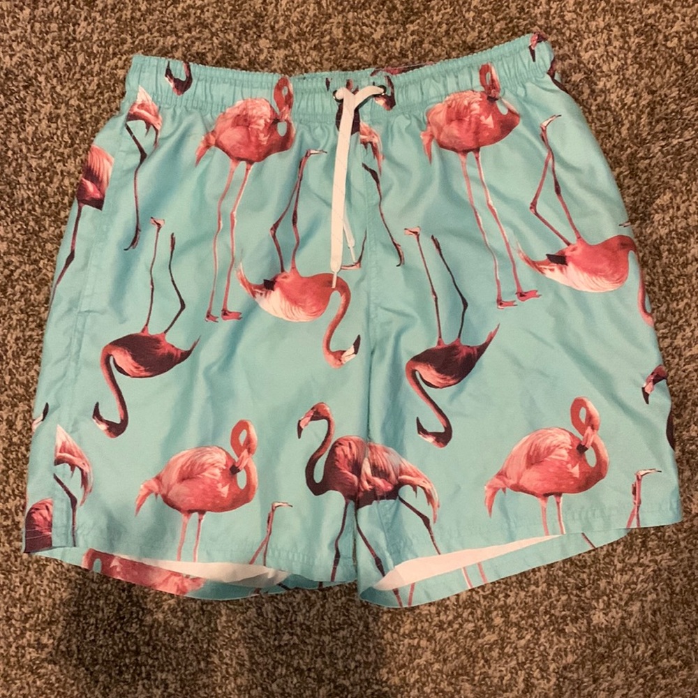Cute men’s swim trunks.